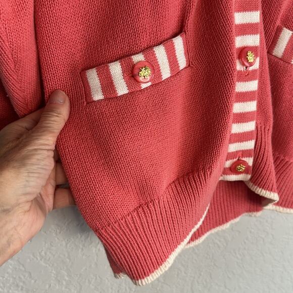 Vintage IZOD Golf Cardigan Sweater Embroidered Logo Country Club Yacht Old Money - Picture 3 of 9